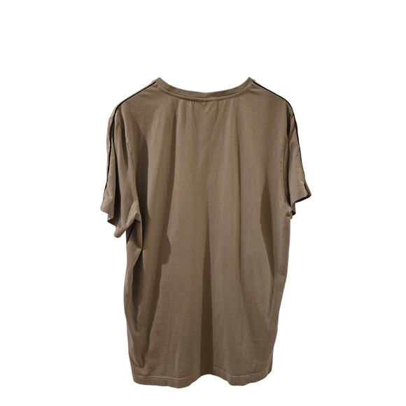 Ron Dorff 100% Organic Cotton Crewneck T-Shirt Tan Mens Large - Picture 3 of 6